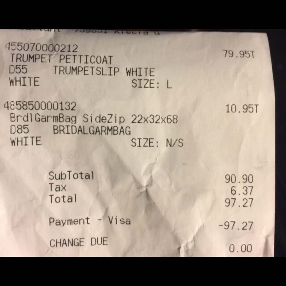 David’s Bridal dress/size 18 - Picture 5 of 8